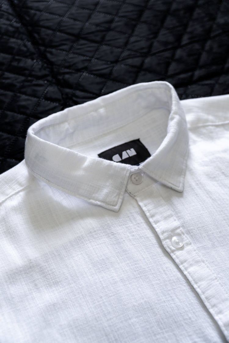 White Linen Shirt