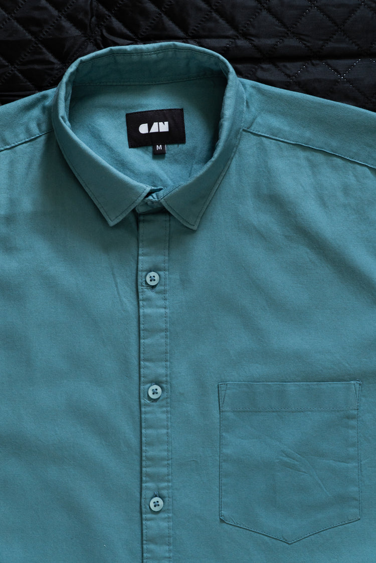 Turquoise Oxford Shirt